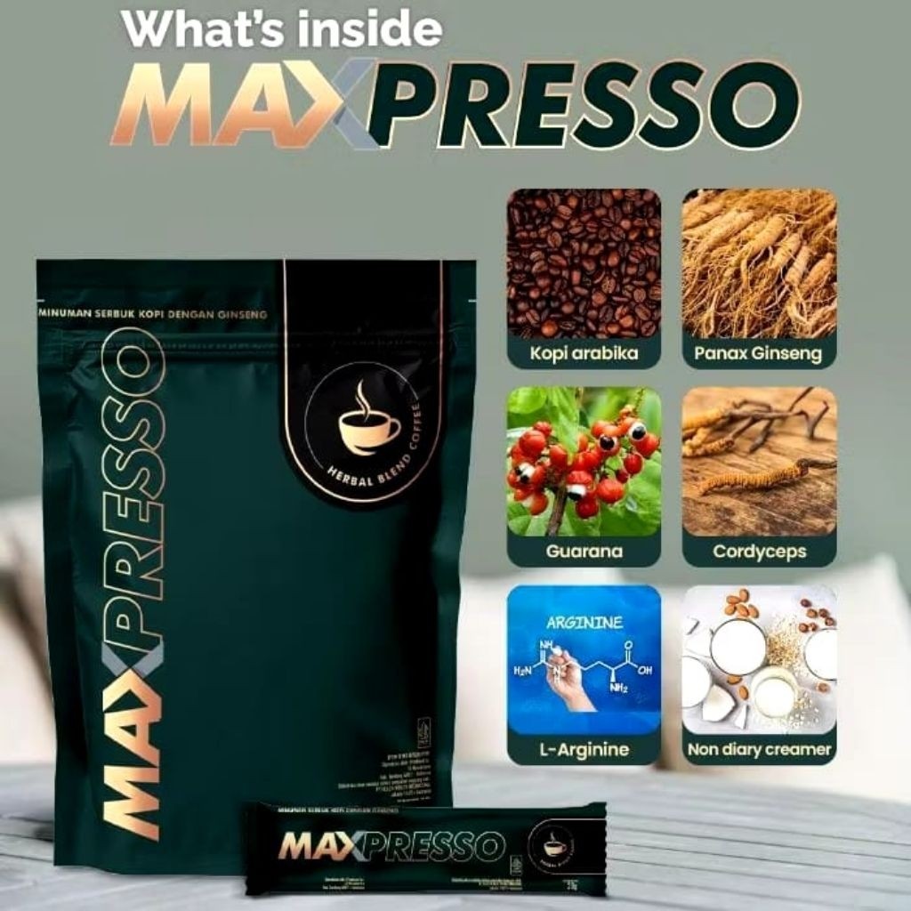 

Maxpresso Asli Original HWI isi 5 Sachet Kopi Pasutri