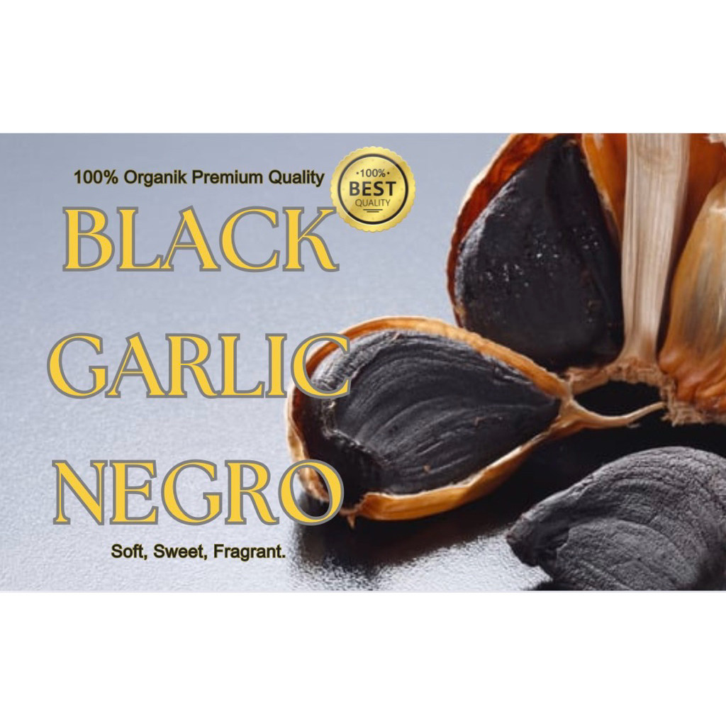 

Black Garlic Negro - Super Premium High Quality Bawang Tunggal Hitam fermentasi kesehatan