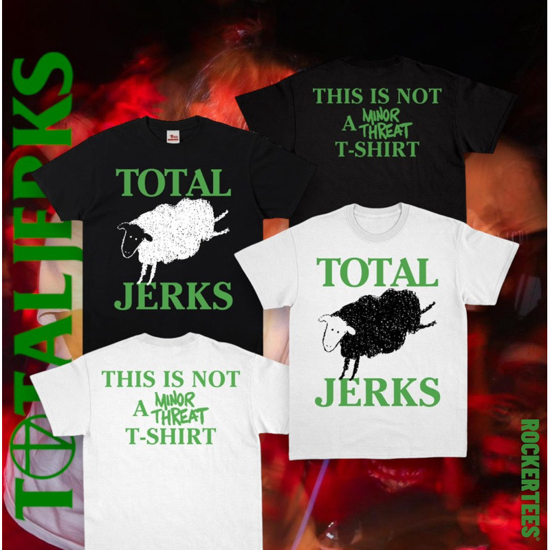(COD) TOTAL JERKS - THIS IS NOT A MINOR THREAT T-SHIRT | ORIGINAL MERCHANDISE