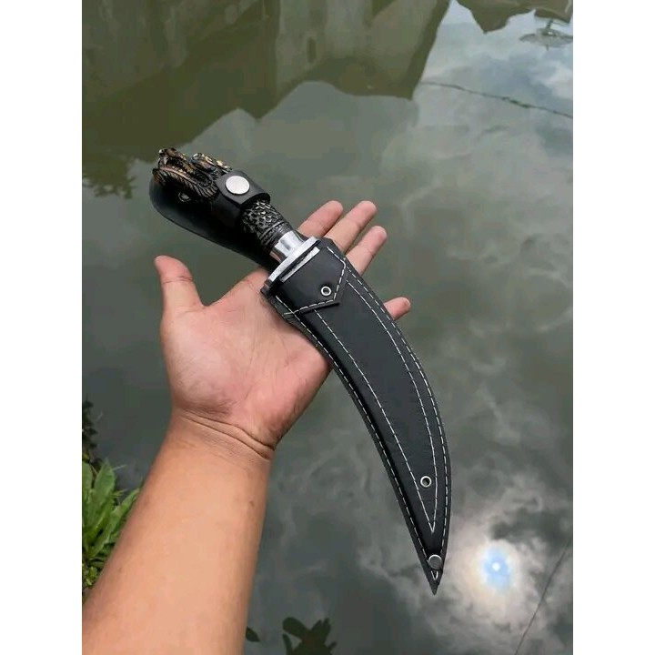 Pisau Dapur Pisau Badik Naga Resin Baja Per Terlaris