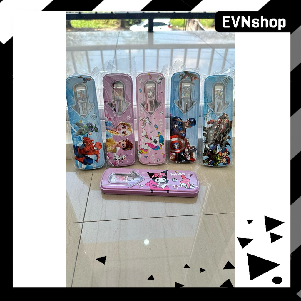 

Y99-16 Kotak Pensil Anak Karakter Lucu Lengkap | Tempat Pensil Besi + Pensil, Penghapus, Rautan | Souvenir & Kado Sekolah Y99-16