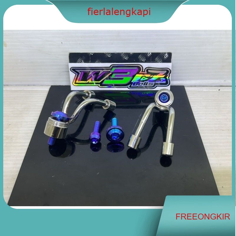 Gantungan barang universal & baut stainless / titanium Vario beat nmax gantung barang motor crome be