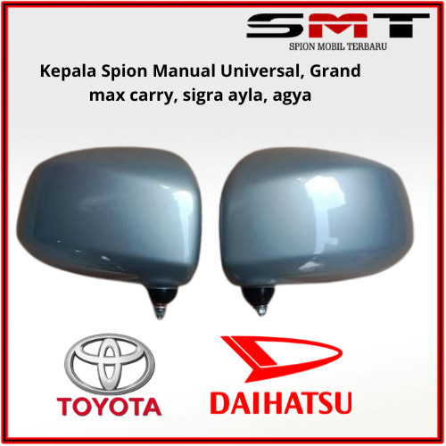 kepala spion manual Universal untuk modifikasi mobil grand max pick up carry DLL buat modifikasi
