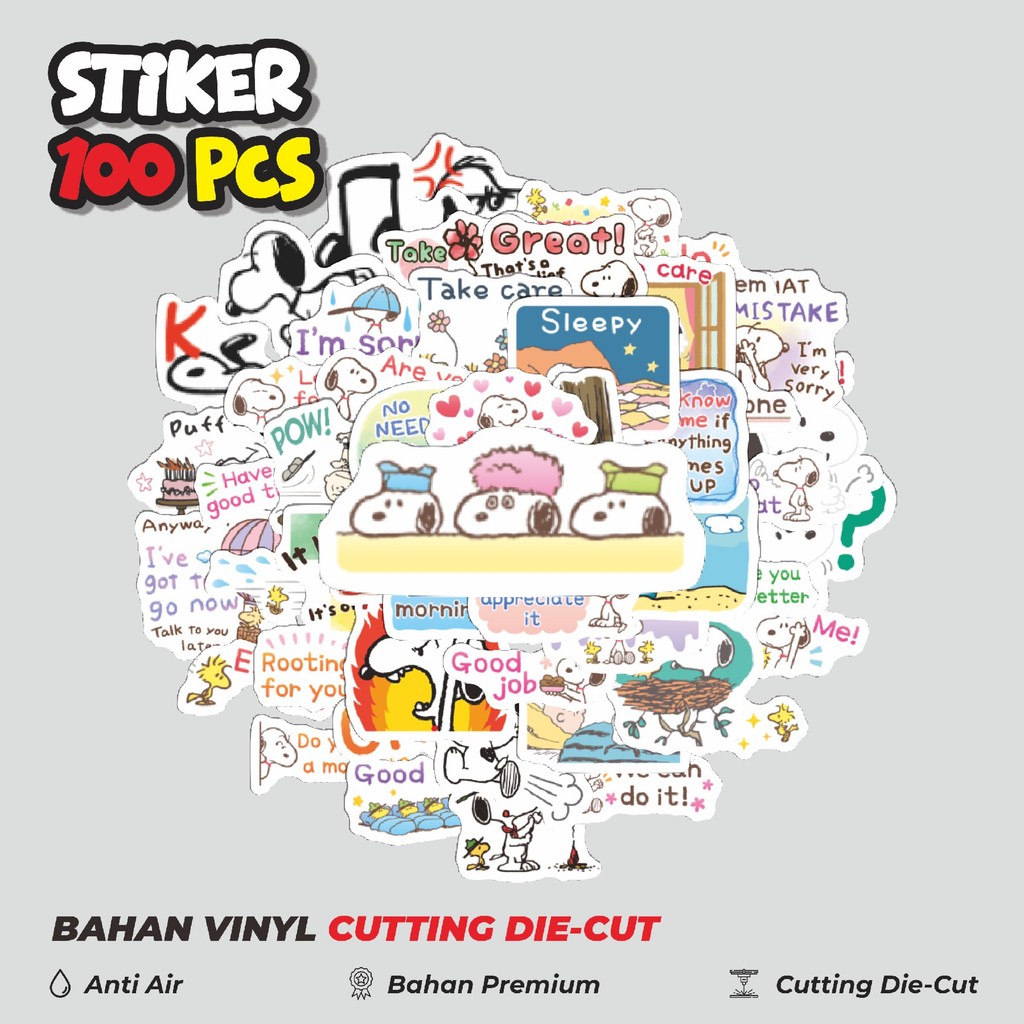 

Terbaru! 50 pcs Stiker Kartun Soopy V47 Dekorasi Lucu Kreatif untuk Notebook, Skateboard, HP