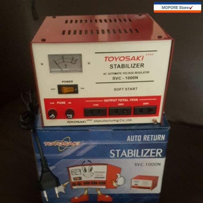 Stabilizer TOYOSAKI 1000Watt/STAVOL TOYOSAKI Model SVC 1000N