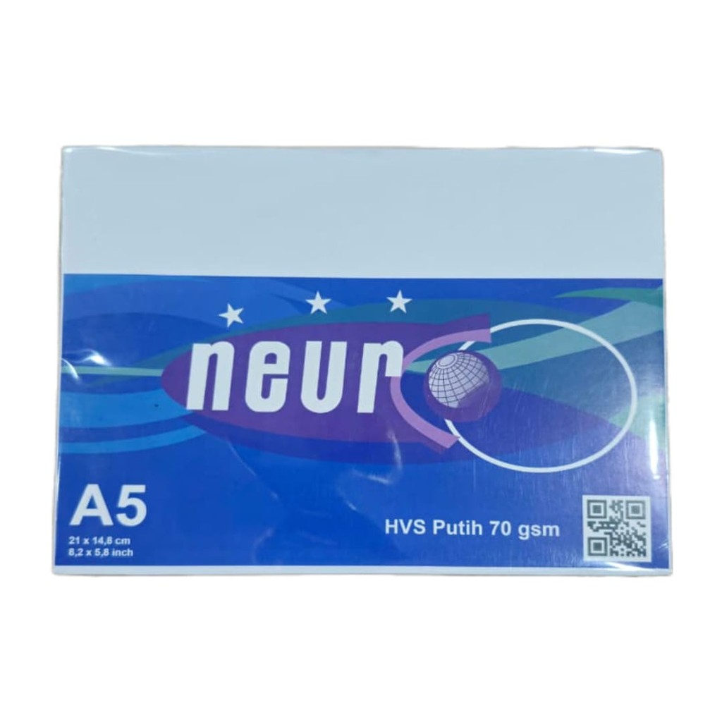 

Kertas A5 HVS Putih 70Gr Neuro Perpack RJT