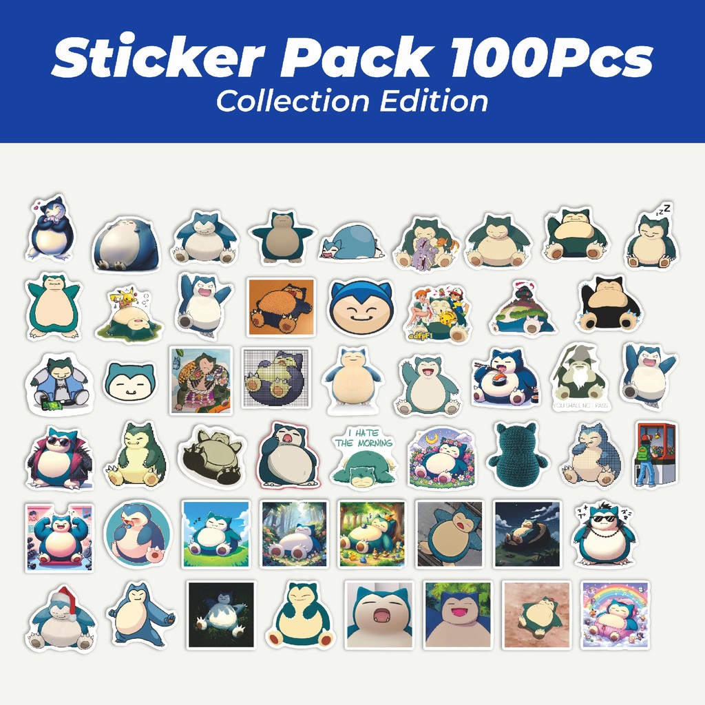 

Hot Stiker Kartun Snorlax V3 Lucu Anti Air Stikers Berperekat Waterproof Sticker Decal Buat Motor Helm Buku Journal Koper Casing HP Laptop Botol Minum