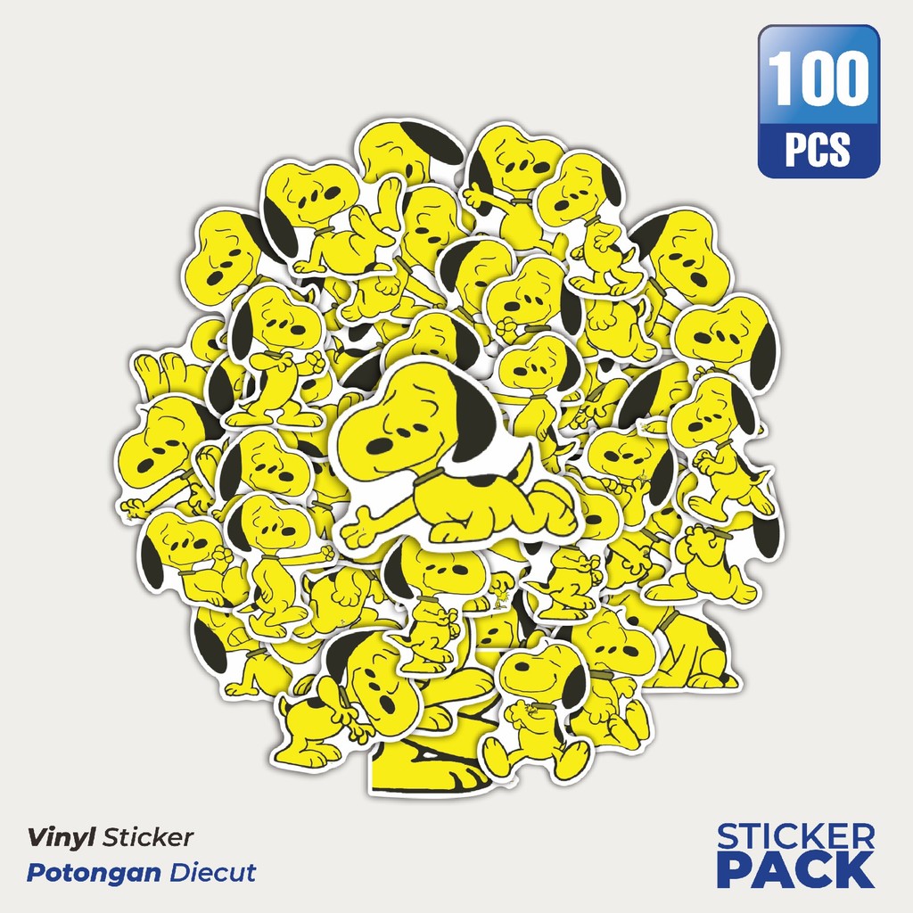 

Stiker Vinyl Stiker Kartun Soopy V51 Waterproof Aesthetic- Untuk Laptop, Motor, dan Helm - Paper Stationery Pack
