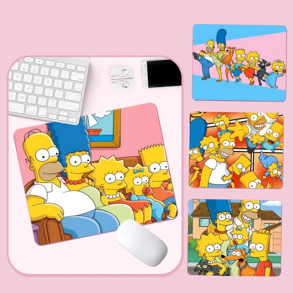 sney Cartoon Simpsons Mousepad Custom Skin Desktop Desk Mat Kawaii Gaming Accessories Students Writi