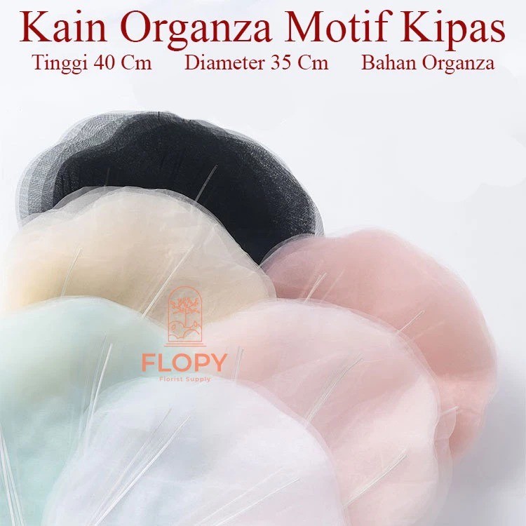 

[ 1 Pack / 5 Lembar ] Kain Tile Buntuk Kipas / Tile Bentuk Kelopak Bunga