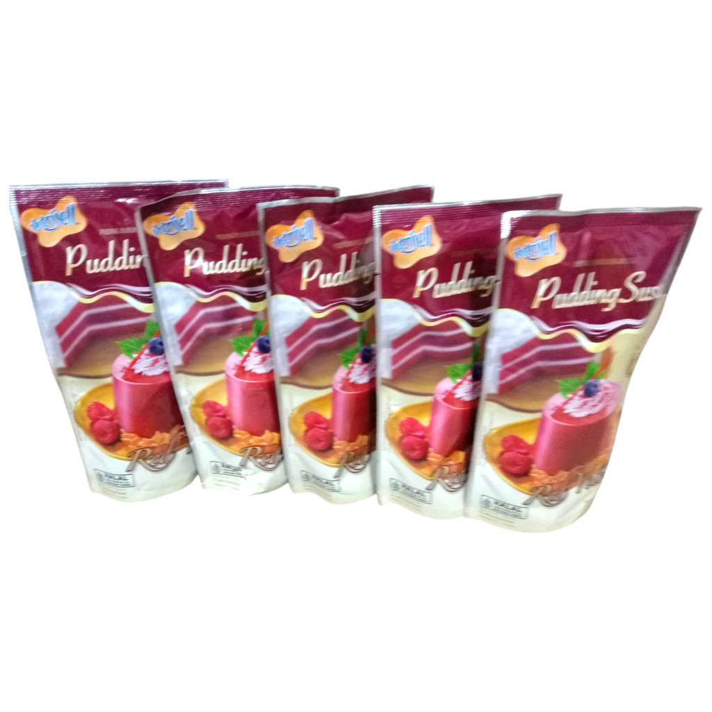 

Bundle 5 Pcs - Nutrijell Pudding Susu Red Velvet