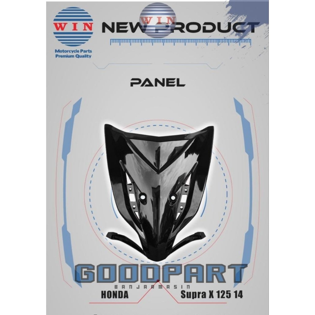 NEW PRODUCT - Panel Tameng Tebeng Dek Depan Honda Supra x 125 Fi Injeksi Tahun 2014 2015 2016 2017 2