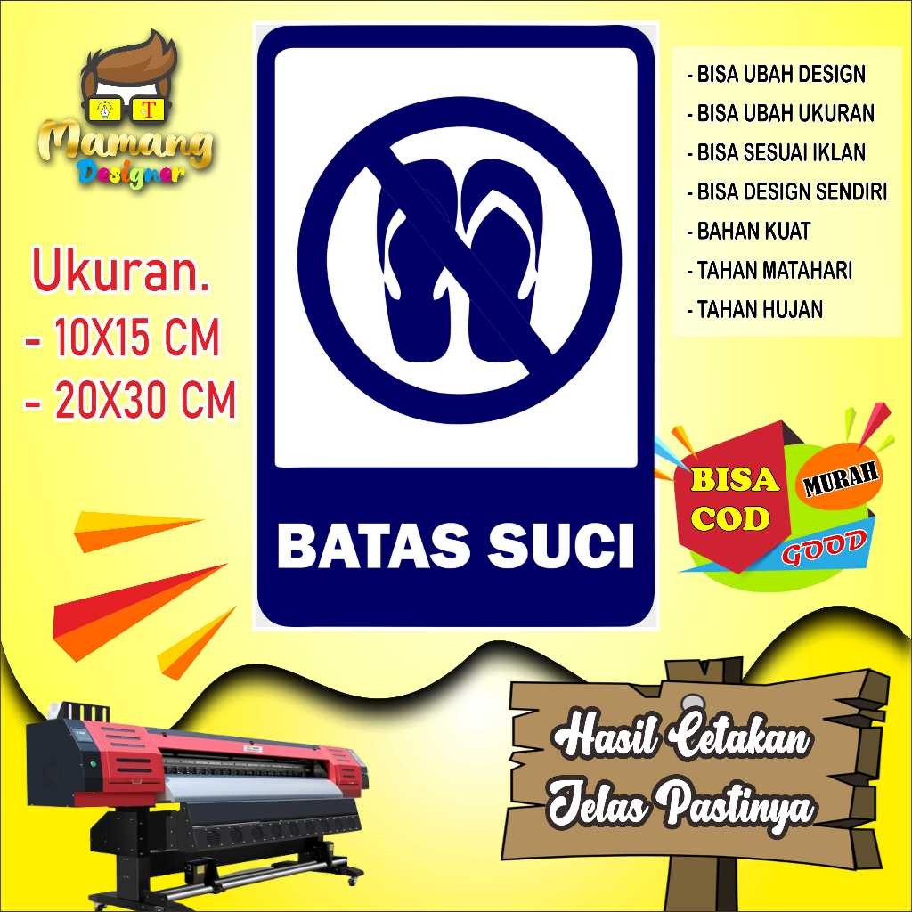 

Backdrop Cetak Sticker Untuk Tempelan Batas Suci Keren Biru