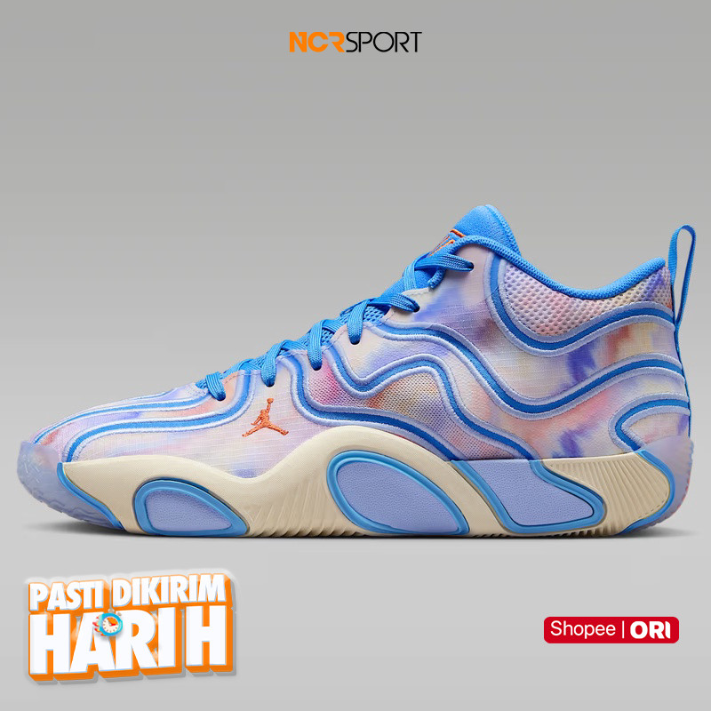 Sepatu Basket Air Jordan tatum 3 pf university blue - camellia - pale ivory FZ6601-400