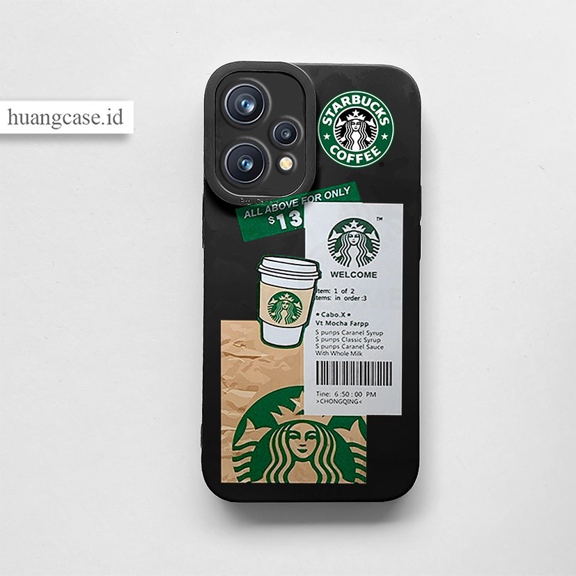 MAKMUR - Huang Case - REALME 9 PRO -  Softcase PRO CAMERA STARBUCKS Terbaru REALME C33 9 PRO PLUS C3