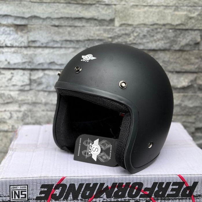 Helm Vespa Anak Retro Classic