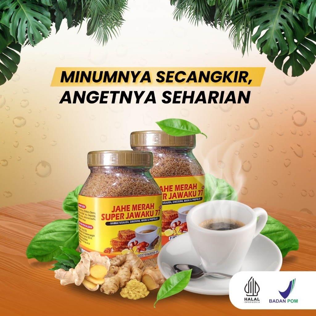 

Jahe Merah Super jawaku77 330gr