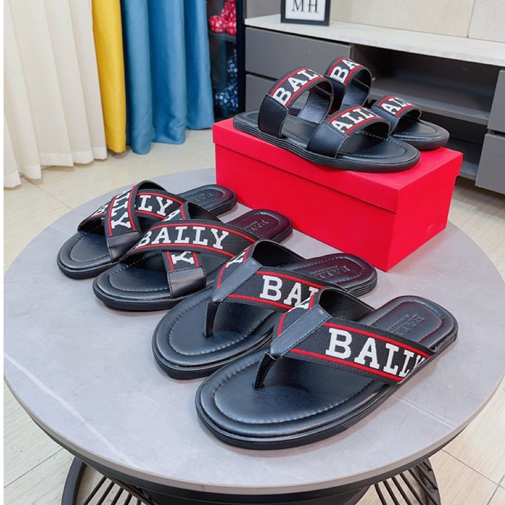 BALLY sepatu pria sandal kasual 38-44