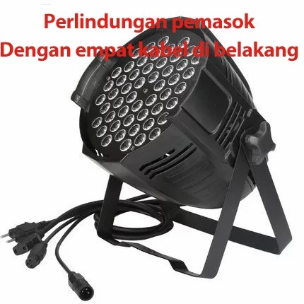 TERLARIS3W lampu panggung par 54 LED lampu panggung led par disco par full colour
