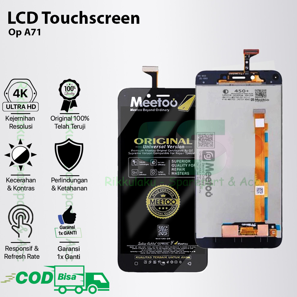 LCD Touchscreen Oppo A71 Original 100% Fullset