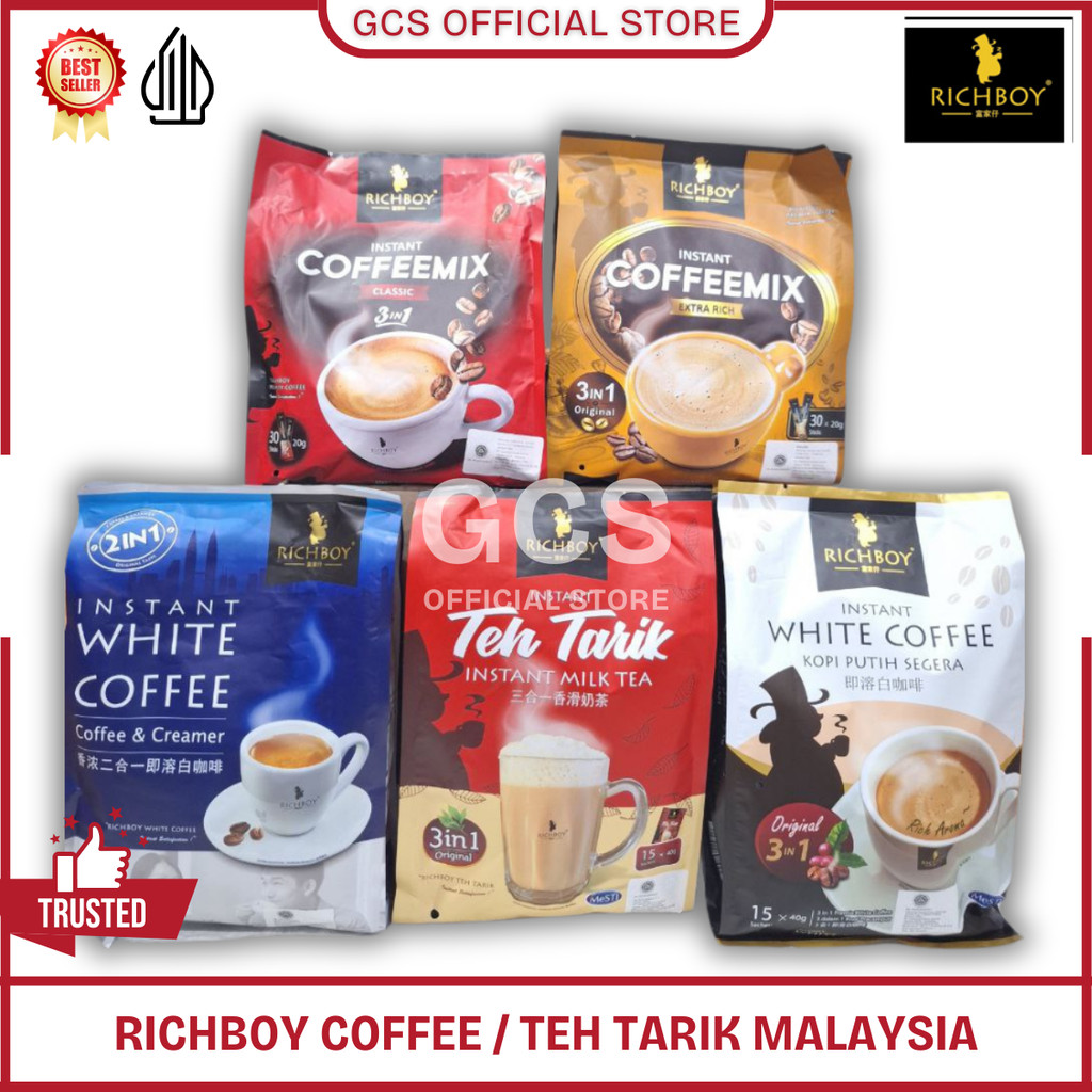 

RICHBOY Coffeemix Classic Extra Rich White Coffee Teh Tarik (3In1) (2In1)