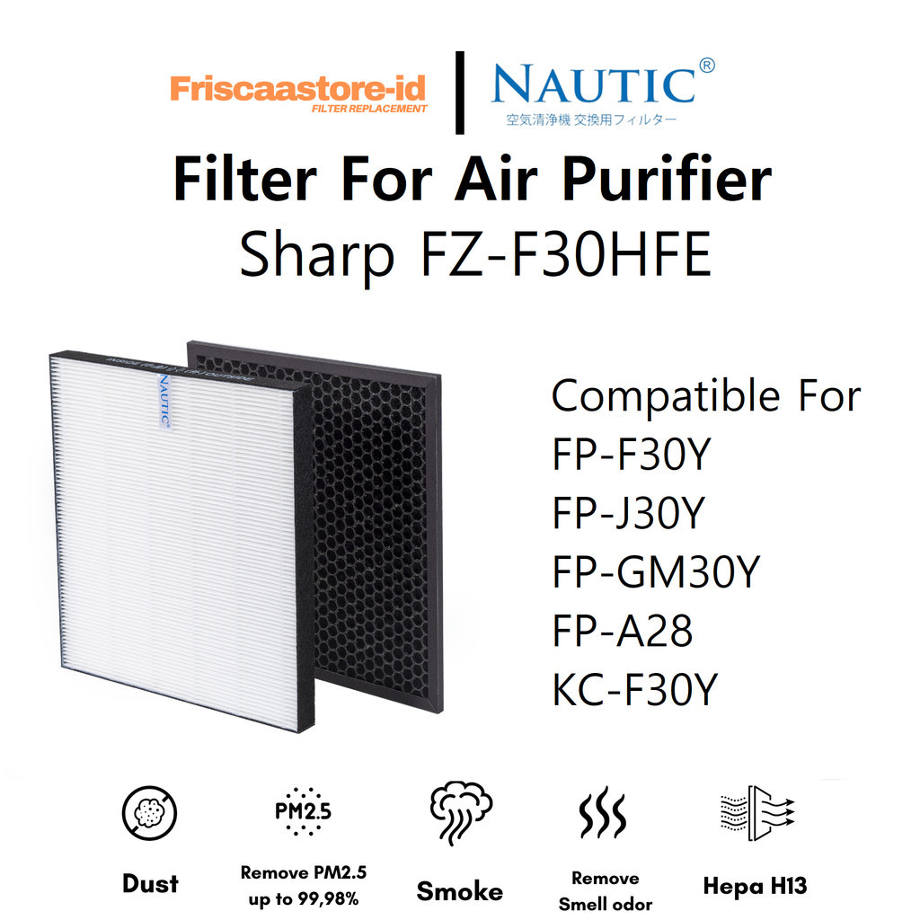 Filter Sharp Air Purifier FP-F30Y FP-J30Y FP-JM30Y KC-F30Y FZ-F30HFE