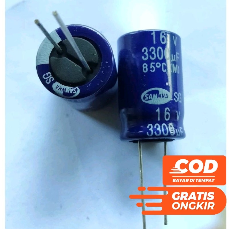 ELCO ELKO 3300UF 3300 UF 3300 MIKRO 16V 16 VOLT