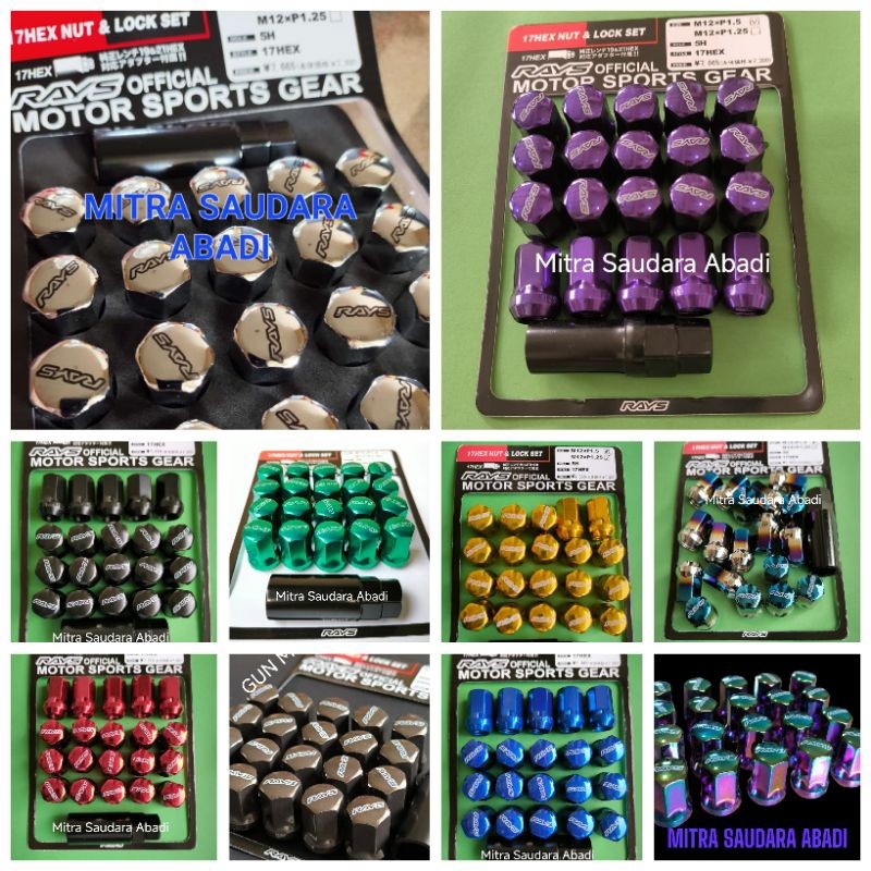 Mobil Part store Mur roda mobil mur baut racing rays official