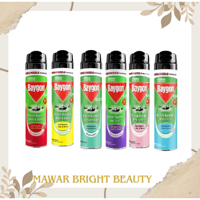 Baygon Aerosol 600 ml Obat Nyamuk Baygon Spray Anti Nyamuk & Serangga