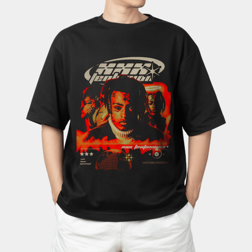 (COD) Xxxtentacion | Kaos Distro Oversize Pria Wanita Cotton Combed 24s TEBAL