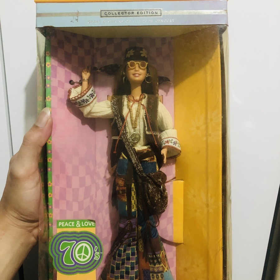 ORIGINAL Barbie Peace and Love 70's doll Limited Edition By Collector