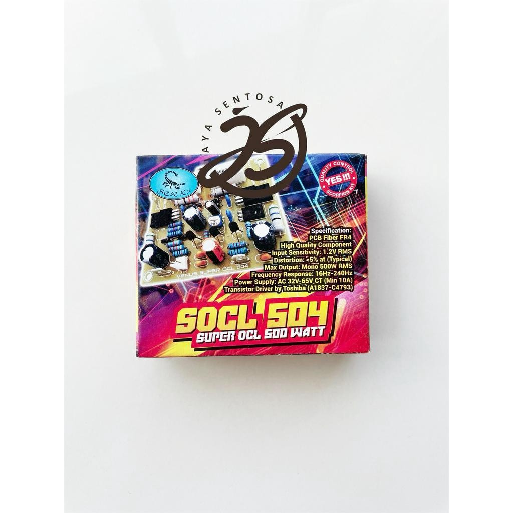 KIT DRIVER SUPER OCL 504 500W MONO PCB FIBER SOCL 504 SOCL504 ups