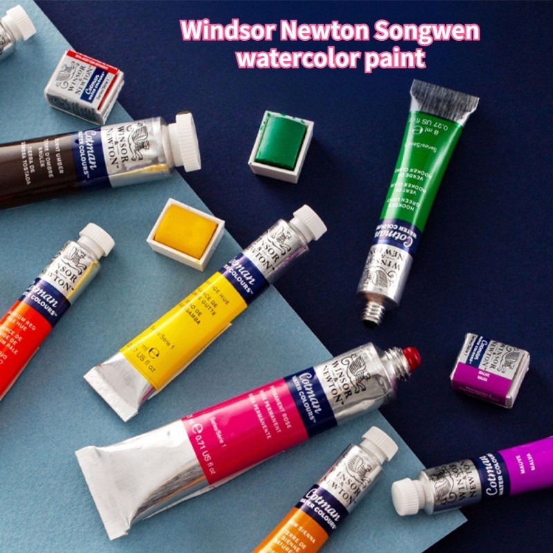 8ml Windsor Newton Songwen Watercolor Paint Tube Packaging Artist Grade Art Supplies Outdoor Travel 