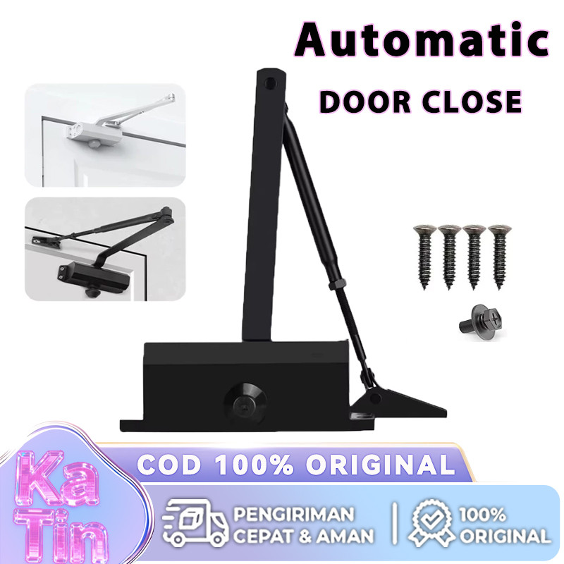 COD Alat Penutup Pintu Otomatis DOOR CLOSER Hitam Automatic Perlengkapan Tutup Pintu Kantor Kamar Ma