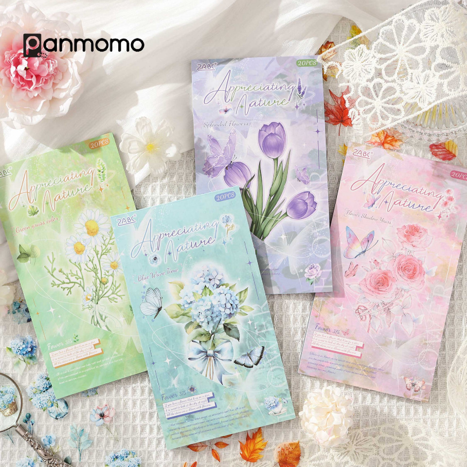 Stiker Aesthetic - Stiker Lucu Aesthetic - Stiker DIY Creative Nature