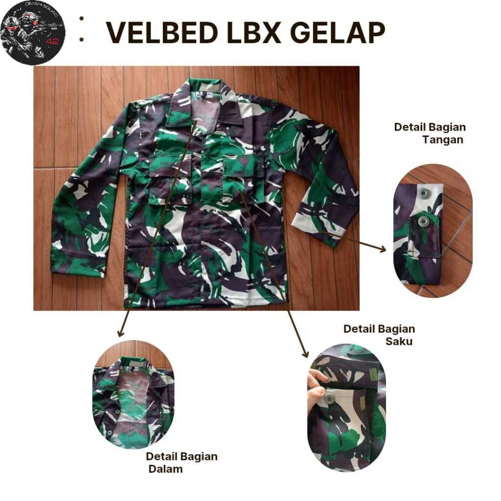 BAJU PDL VELBED LBX GELAP by UrbanTrek