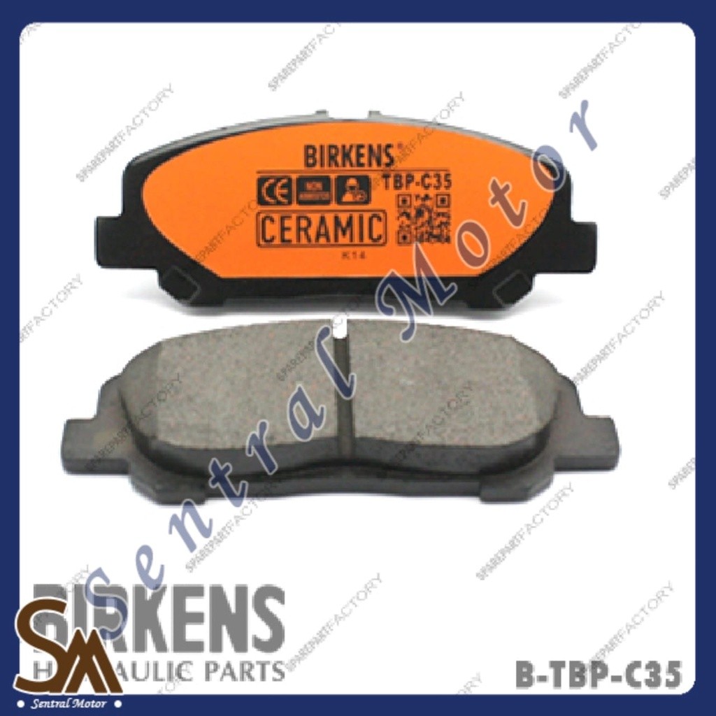 Brake pad kampas rem Depan Toyota Alphard/Vellfire Birkens