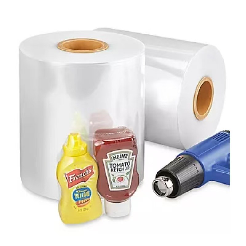 Centerfold POF Shrink Film Plastic Packaging Roll Heat Shrink Film POF Shrink Wrap Packaging 25micro