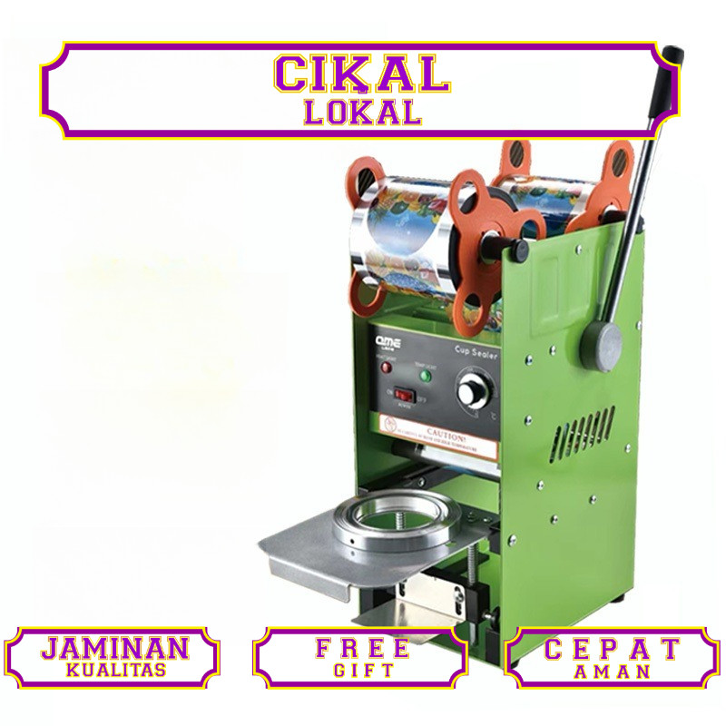 Mesin Cup Sealer Mesin Press Gelas Plastik bisa  Sealing Machine Alat penutup minuman Mesin Segel Ge