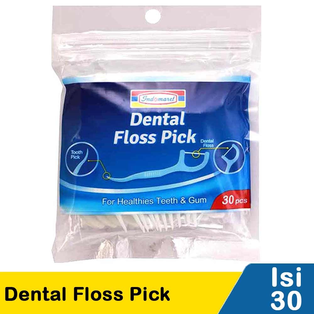 INDOMARET DENTAL FLOSS PICK 30'S
