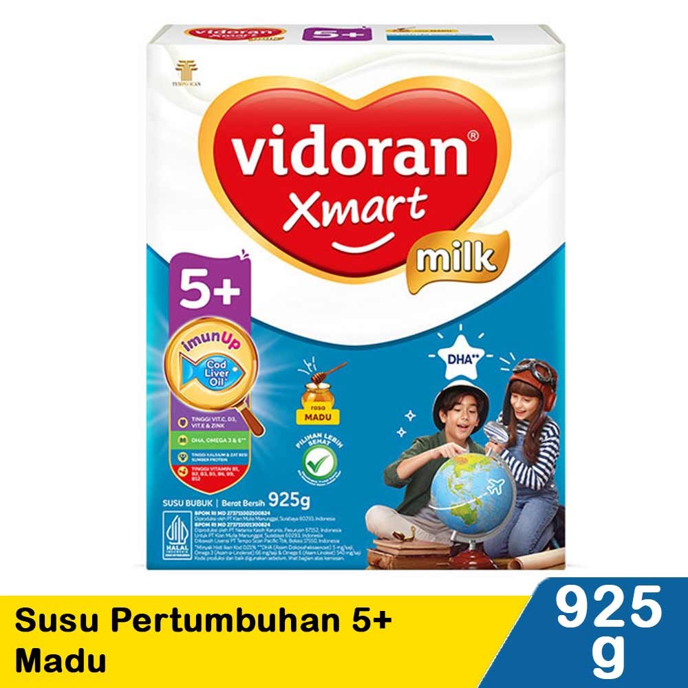 VIDORAN XMART5  SUSU BUBUK MADU 925g