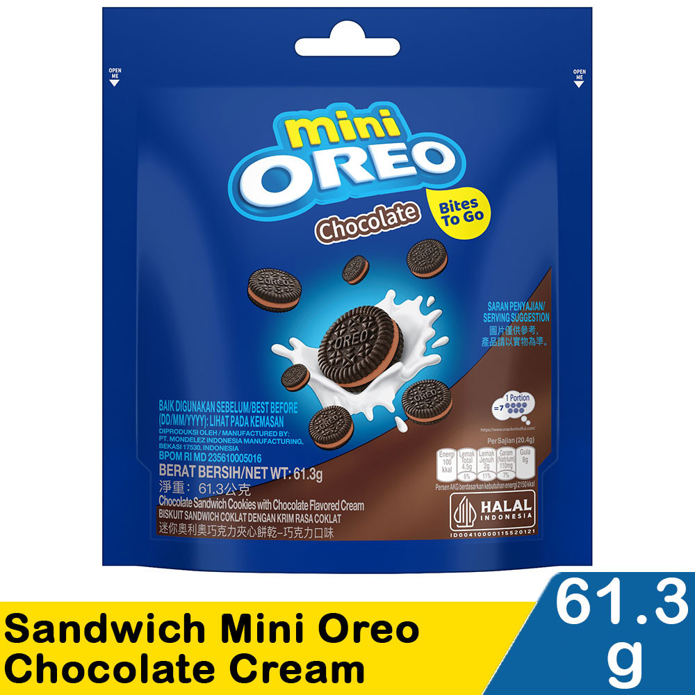 OREO SANDWICH MINI CHOCOLATE CREAM 61.3g