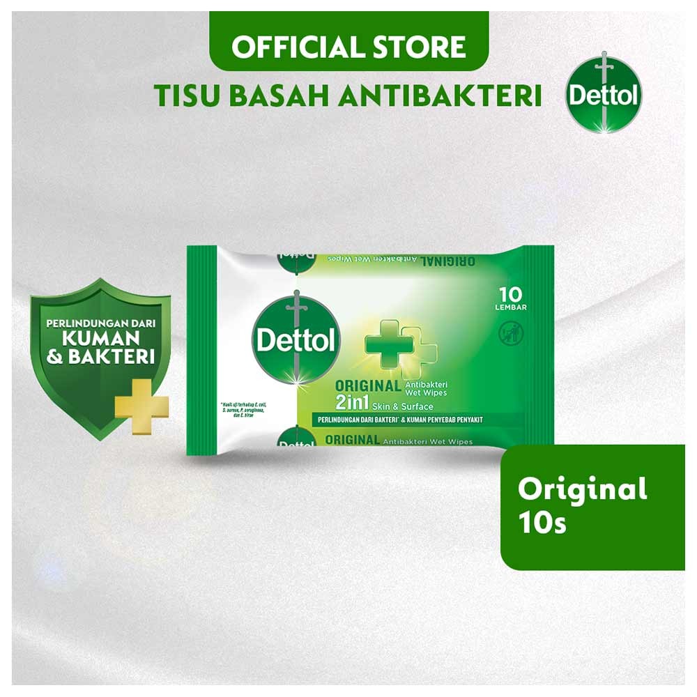 Dettol Antiseptic Wet Wipes 10'S