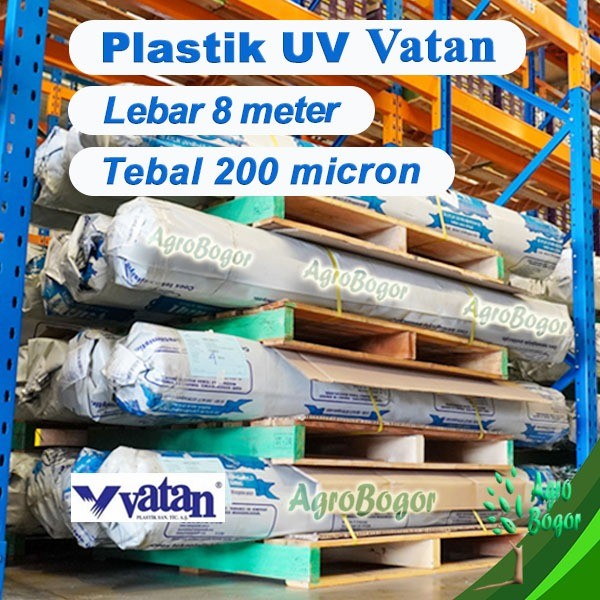 wearbee2 Plastik UV Vatan Lebar 8 meter, Plastik UV Vatan eceran