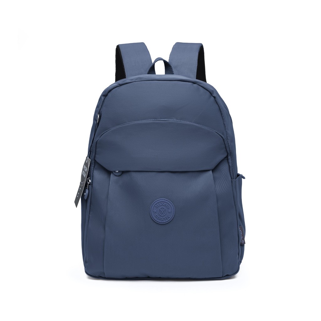 Tas Ransel Laptop MIXELO Hody Backpack Bahan Nylon Anti Air Model Stylish Cewek Cowok