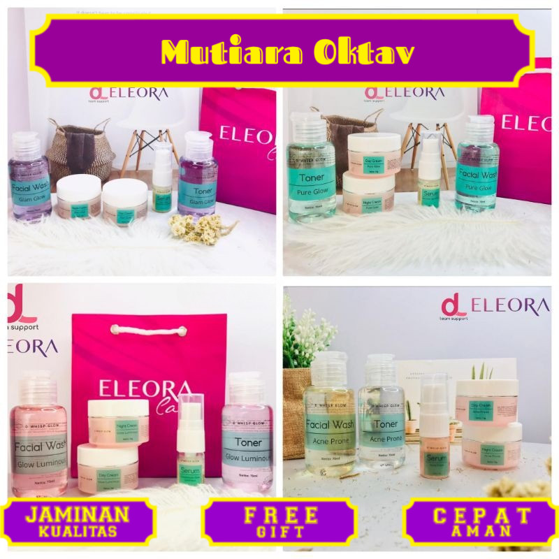 ELEORA D'WHISP GLOW Pemutih Wajah Whitening Glowing