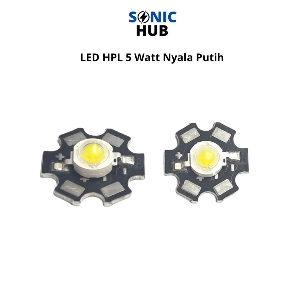 (HARGA SATUAN) LED HPL 5 Watt Nyala Putih