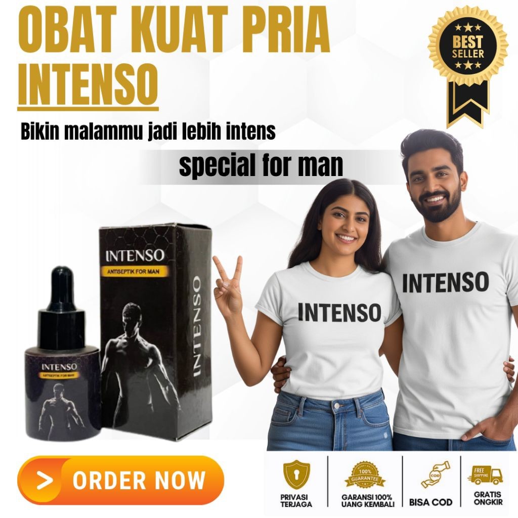 DIJAMIN ORIGINAL  Bisa COD  INTENSO ANTISEPTIK UNTUK PRIA OBAT OLES KUAT TAHAN LAMA KUAT SAMPAI PAGI