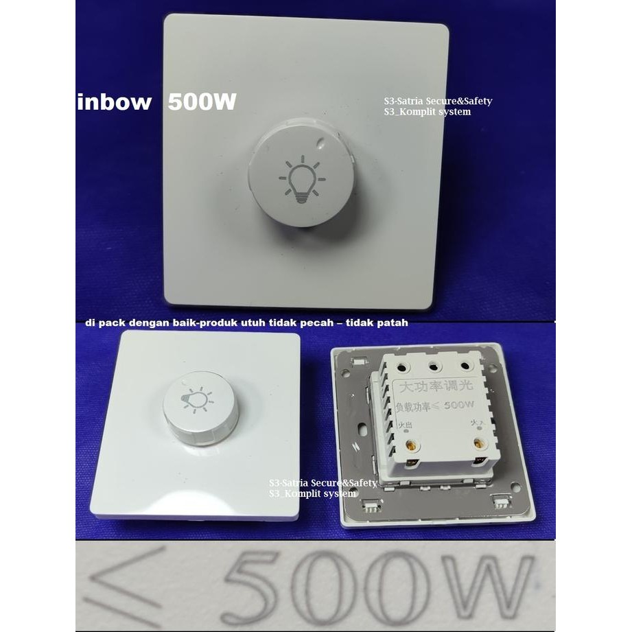 500W dimer speed kipas bor blower gerinda saw gergaji listrik Putar Ubah cahaya Lampu sejuk Redup te