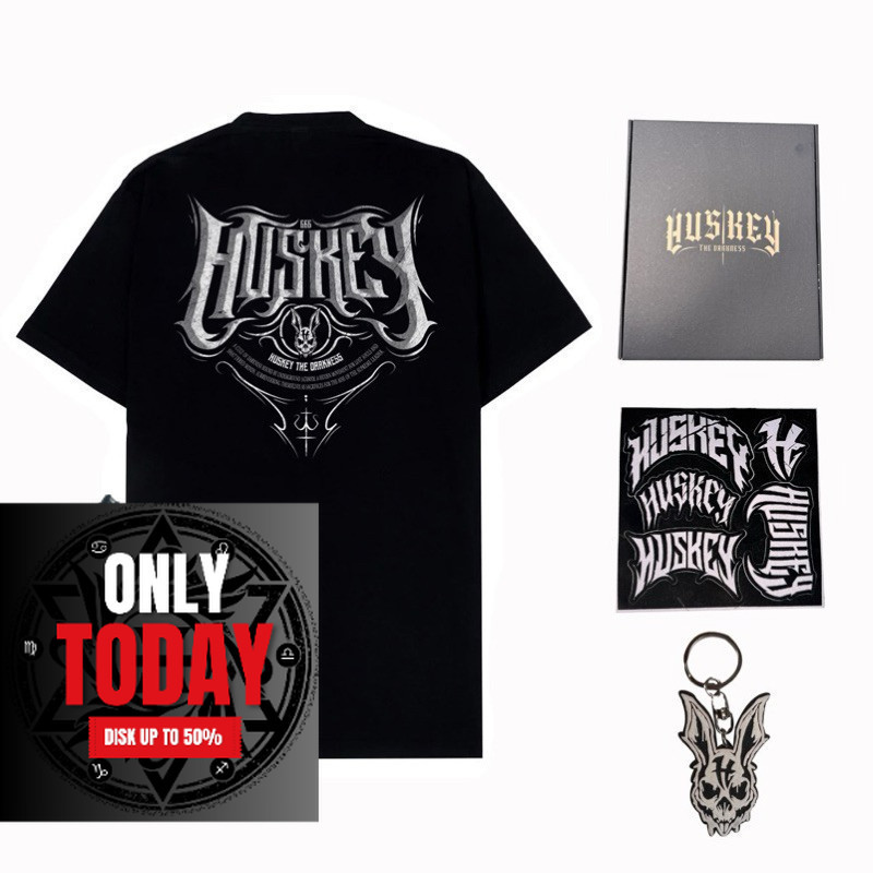 ORI Huskey Clothing - kaos distro pria - Daemon Black - huskey bali